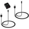 2-Pack Dog Bark Collar Charger for FAFAFROG Training Collar, Magnetic USB Charging Cable with Power Adapter view 1