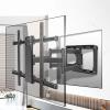 GZHENMZ Articulated TV Wall Mount - TV Wall Mount - for 55-90 Inch Flat Curved LED LCD Screens, Tilting and Rotating Support, Resistant Up to 70Kg, Max 800x600mm view 1