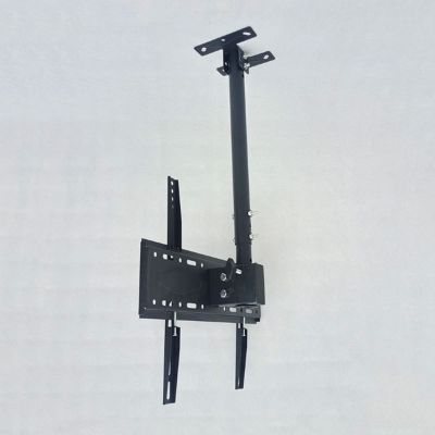 GZHENMZ TV Stand Adjustable Tilt Swivel TV Ceiling Mount Ceiling TV Mount Bracket Fits 26-60 Inch TVs Max 400x400mm with Loading 45kg/99 Lbs,