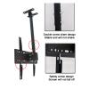GZHENMZ TV Stand Adjustable Tilt Swivel TV Ceiling Mount Ceiling TV Mount Bracket Fits 26-60 Inch TVs Max 400x400mm with Loading 45kg/99 Lbs, view 3