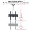 GZHENMZ TV Stand Adjustable Tilt Swivel TV Ceiling Mount Ceiling TV Mount Bracket Fits 26-60 Inch TVs Max 400x400mm with Loading 45kg/99 Lbs, view 4