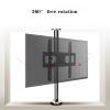 Universal TV Stand TV Stand Base Partition Wall Floor TV Rotating Bracket Height Adjustable LCD TV Stand 32"-55" Tilting TV Mount Base, Max 400x400mm, 99 Lbs Tv Stand Mou view 3
