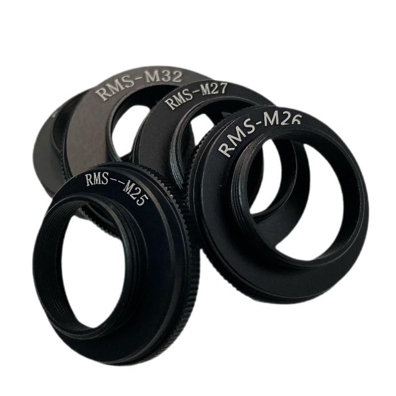 1PC RMS to M25 M26 M27 M32 Microscope Objective Lenses Adapter Ring for Microscope(RMS to M26)