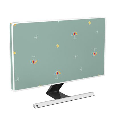 Baocicco Cartoon Umbrella Waterproof 37,38,39 Inch Television Cover Anti-Static Dustproof Simple Star Have Fun TV Dust Cover Weatherproof Anti-Static Protective for Television LED LCD OLED TVs