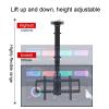 GZHENMZ Electric Ceiling TV Mount Motorized TV Bracket for 26" 43" TVs Hidden in Furniture 60kg/132lbs Load Capacity 4 Memory Settings Space Saving Design. view 3