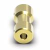 1pc Brass Rigid Coupling Connecting, 20mm Length, 9mm Width, Flexible Coupler Joint for 2-6mm Brass Plum Shaft Applications(5X6mm) view 4