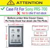 Case Compatible with Sony PRS-700 7'' eReader Book Cover Protective Skin PRS 700 Flip Folio Leather Pouch Pocket Shell Cases(Brown) view 3