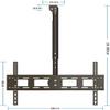 GZHENMZ 360 Rotating Floating TV Mount Ceiling in Tion with Tilt & Swivel Telescopic Bracket for 32 65 Inch Screens Supports Up to 50kg Space Saving Design. view 2