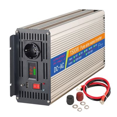 HEHOMJEQ Sine Wave Inverter 48V to 220V 1500W air Conditioner Home car Inverter(60V-220V)