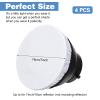 4 Pcs Light Diffuser, 7 Inch/18cm Diffuser Lamp Sock, Shade Sock Lampshade Reflector Lamp Softens The Lights Output for Studio Strobe Reflectors and Video Shooting view 2