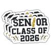 3 Pcs Class of 2026 Stickers, Class of 2026 Decorations, Graduation 2026, 2026 Senior- Stickers for Laptop Water Bottle Phone Car Window Helmet Vinyl Stickers 3 Inches (Normal, 5 inch) view 1