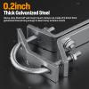 Heavy-Duty Antenna Wall Mount,Windproof Stand Off Wall Mast Mounting Clamps,1 Pair with Expansion Bolts (1 Pair Mount ( 3-Leg + 3-Leg), 26 Inch) view 3