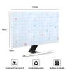 Baocicco Simple Heart Waterproof Screen TV Covers 65 Inch Baby Blue Lattice Pink Heart TVs Display Screen Cover Weatherproof Dust-Proof Television Cover Full Body Covers for TV Screen LED LCD view 2