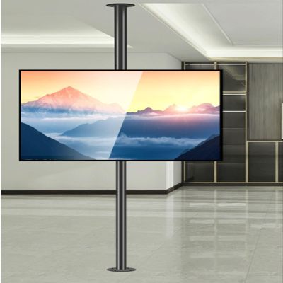 GZHENMZ Adjustable Ceiling Mount for 32 75 Inch TVs 360 Degree Rotating LCD Wall Bracket Swivel TV Stand for Dividers Mobile TV Base Heavy Duty Support.