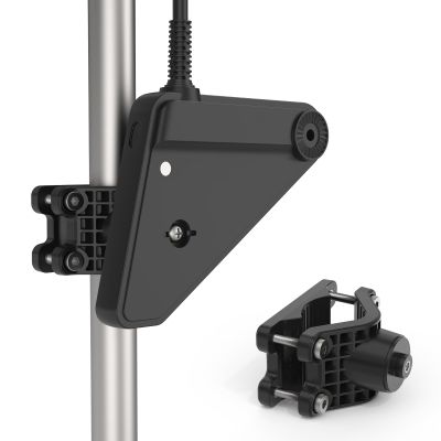 HOLACA Transducer Mount Pole Mount Compatible with Lowrance Eagle Eye 9, Adjustable Clamp Style for 0.78" to 1.96" Pole