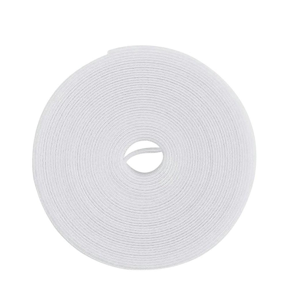 1/3/5M Cable Organizer Cable Ties Management Wire Winder Tape Earphone Cord Management Ties-White 1M