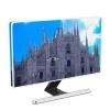 Baocicco Milan Cathedral Waterproof Television Cover 40,41,42,43 Inch Italy Catholic Church Travel View Anti-Static Anti-Scratch TV Dust Protective Sleeve Compatible with Screen Desktop TVs Hanging TV view 1