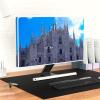 Baocicco Milan Cathedral Waterproof Television Cover 40,41,42,43 Inch Italy Catholic Church Travel View Anti-Static Anti-Scratch TV Dust Protective Sleeve Compatible with Screen Desktop TVs Hanging TV view 4