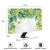 Baocicco Watercolor Forest Waterproof Screen TV Dust Cover 65 Inch Spring Summer Botanical Butterfly Dust-Proof Television Covers Anti-Static Anti-Scratch Protective Cover for Desktop TVs view 2