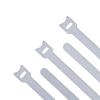 30-100Pcs Releasable Cable Ties Plastics T-Type Nylon Hook Loop Wrap Zip Bundle Fastener Detachable-White-250Mm X 50Pcs view 1