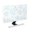 Baocicco Blue Wildflower Floral Waterproof Screen TV Dust Cover 80 Inch Elegant Flowers Television Covers Antistatic Weatherproof TV Display Screen Cover Anti-Scratch Dustproof Protective view 1