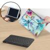 AIRWEE Keyboard Case for iPad Air 11 inch (M3/M2, 2025/2024) & for iPad Air 5th/4th Gen 10.9" with Detachable Bluetooth, Durable PU Leather MultiAngle Stand Protective Case, Watercolor Dragonfly view 3