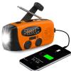 Emergency Hand Crank Radio with LED Flashlight, AM/FM NOAA Weather Radio view 1
