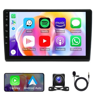 10.1" Double Din Car Stereo Radio for Chevy Express 1500/2500/3500 2008-2011 with Wireless Carplay Android Auto,Android 14 Car Radio Touch Screen with GPS Navigation BT WiFi Mirror Link Backup Camera