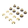 Yechiry Speaker Spikes 8 Set Brass Floor Protectors, Adjustable Shockproof Isolation Stand Feet Non Slip Cone Base Pads for HiFi Amplifier Subwoofer Recorder Turntable view 2