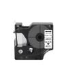 12mm 45013 Compatible Label Tape Black On White Adhesive Replacement for LW 160 280 Label Maker D1 Tape view 1