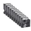 12mm 5/10PK 45013 D1 Label Tape Compatible with LabelManager 160 280 Label Printer Works with 45013 45010 45016 45017 45018 45019 Label Tapes(10PK Black on Clear) view 1