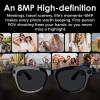 AI Translation Glasses with Camera 8MP Smart Glasses with Earbuds Music Control Open Ear Speaker Wide Angle Photography for Outdoor Cycling Meeting Travel view 2