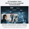 AI Translation Glasses with Camera 8MP Smart Glasses with Earbuds Music Control Open Ear Speaker Wide Angle Photography for Outdoor Cycling Meeting Travel view 4