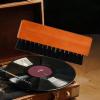 Record Cleaning Brush Anti Static Wooden Handle Nylon Bristles Portable for Vinyl Records Turntable Accessories view 2