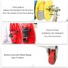 5 Roll Cable Rack Wire Reel Rack Stand With Wheels - Cable Dispenser Conduit Display And Storage For Ribbon Wire, Filament, Automotive Wire view 4