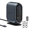 16-in-1 Universal Docking Station for All Laptops with 150W Power Adapter, Triple Monitor for Mac, Windows, ChromeOS, Linux, Dual HDMI, DP, 10Gbps USBC USBA, Gigabit Ethernet, SD/TF, Audio view 1