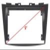 9 Inch Car Radio Dash Fascia Compatible for Suzuki Swift 2011~2017 Auto Stereo Plastic Panel Mounting Bezel Faceplate Frame Kit(Fascia and Cable)(Fascia) view 4