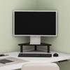 Furevol Arau Monitor Riser Stand, Corner Laptop Riser, for Home Office, Charcoal/Black view 2