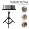 DIYEAH Projector Tripod Stand Adjustable Height, Adjustable Tripod Stand Portable Mount Laptop Multifunctional Projector for Home Office Outdoor Black 18. 89 X 9. 84 X 7. 08 Inch view 3