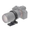 Gugxiom 75mm Lens Tripod Mount Fit fo Tamron T50-300mm F4.5-6.3, Mental Camera Lens Support Bracket with Arca Quick Release Plate, 1/4" 3/8" Screw Holes view 1