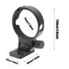 Gugxiom 75mm Lens Tripod Mount Fit fo Tamron T50-300mm F4.5-6.3, Mental Camera Lens Support Bracket with Arca Quick Release Plate, 1/4" 3/8" Screw Holes view 4