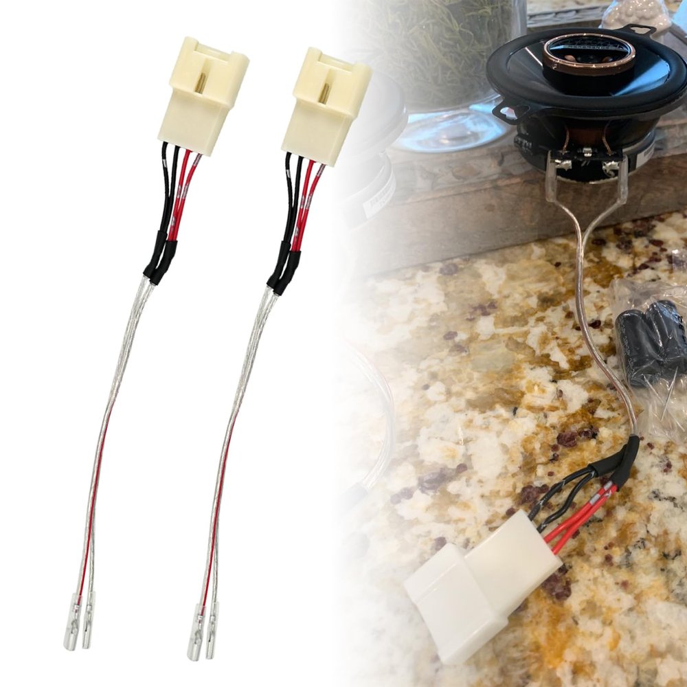 Sporacingrts 72-5602 Speaker Wiring Harness Adapter Replacement Door Speaker Connector Compatible with Ford F150 Escape Explorer Mustang Ranger Mazda 2 3 6 CX-3 CX-5