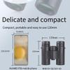 Binoculars 8x32 Internal Focusing Short Compact HD Telescope with FMC Optical Coating for Outdoor Bird Watching Hiking Travel Lightweight Non-Slip Design with Phone Adapter Large Objective Lens view 4