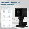 Mini 2025 4K Camera WiFi Wireless Small Portable HD Nanny Cam with Motion Detection,Cloud & SD Storage,Night Vision,Wide Angle,Can No Need WiFi Cams Micro Security Cameras for Home Baby Indoor Outdoor view 2