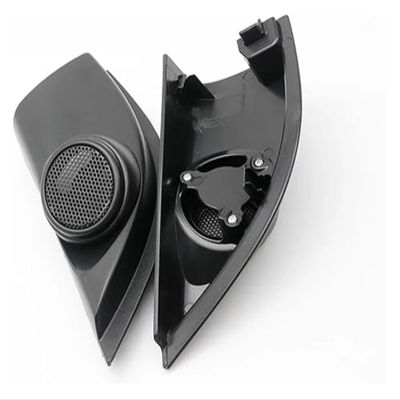 2PCS Compatible for City 2014-2019 Car Tweeter Refitting Audio Door Angle Gum Speaker Cover Boxes Mounts Interior