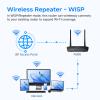 DBIT N300 2.4GHz WiFi Router with WISP Wireless Repeater Mode Internet Router for Smart Home - Guest Network, Internet Access Control, Speed Limit, WPA2, WLAN Schedule, WPS, IPTV, Easy Setup (T1 Pro) view 2