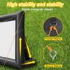 DPLXQPP Commercial Inflatable Movie Screen,Portable Projector Screen for Outdoor Advertising,Events,16:9 HD Rear/Front Projection,4-Minute Setup, Includes Storage Bag & Accessories (24ft) 16ft view 2
