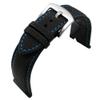 20/22/24mm Men's Nylon Canvas Watchband Fit for Blancpain Fifty fathoms/SEIKO 5 Water Ghost/Citizen BM8475(A Blue Line-Silver,22mm) view 1