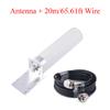 WSOLDMA 10-12dBi Omni Antenna 4G LTE Outdoor Antenna - 698-2700MHz, Dual Slider N Female, with 30M Cable view 2