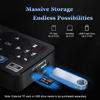 Portable VHS to Digital Converter with Remote, Video to Digital Recorder Standalone for Recording VHS Tapes, VCR, DVR, DVD, Hi8, DV Player, RCA, CVBS, TV Box, Camcorder, Gaming Consoles to USB SD Card view 4
